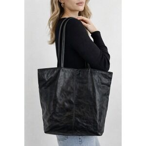 Latico‎ Black Leather Purse/Tote Bag